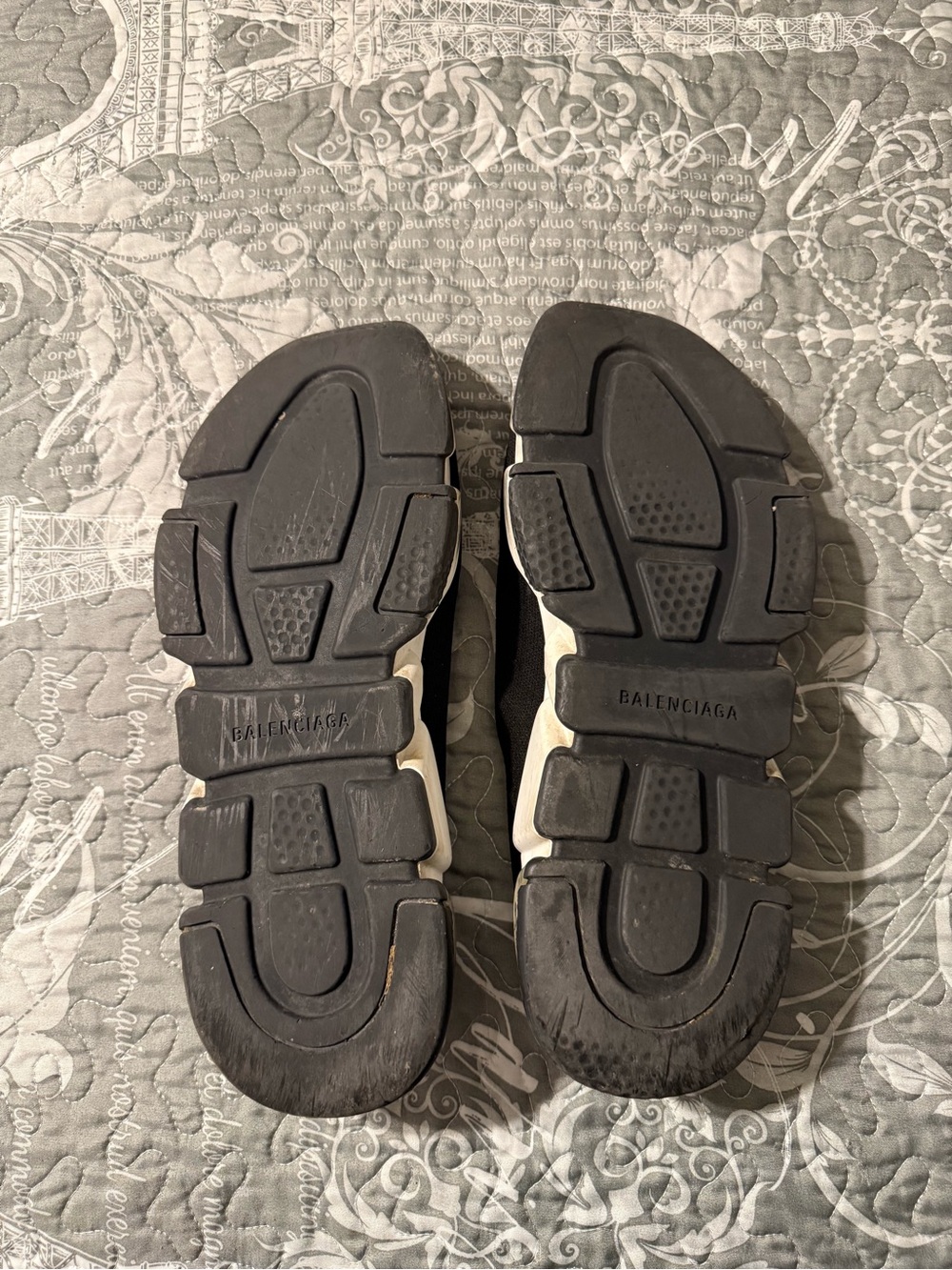 Balenciaga Black Sock Knit Speed Trainer Sneakers - Picture 5 of 10